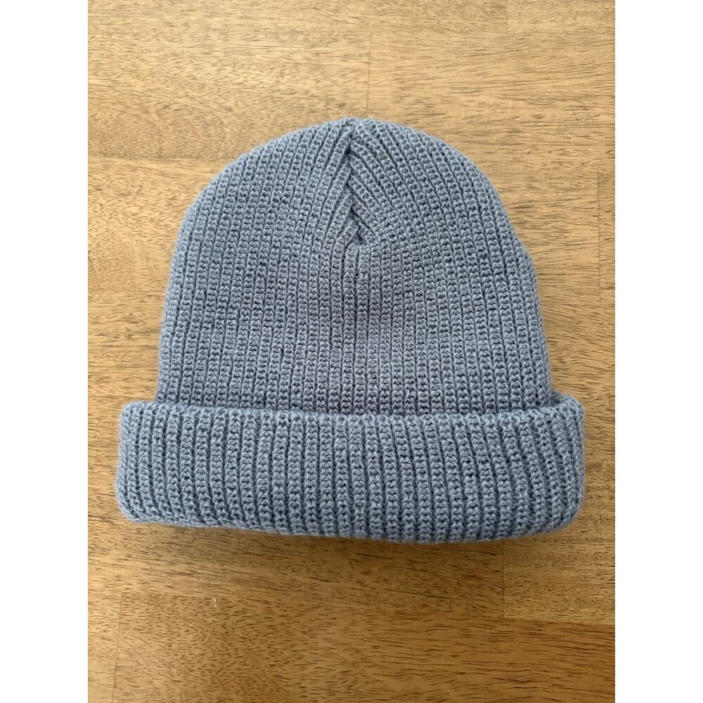 Lonely Ghost Beanie Blue One Size Fits Most Knit Hat Pre-Owned Excellent - Picture 2 of 7